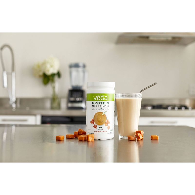 Vega Protein Made Simple Protein Powder - Caramel Toffee - 9.1oz