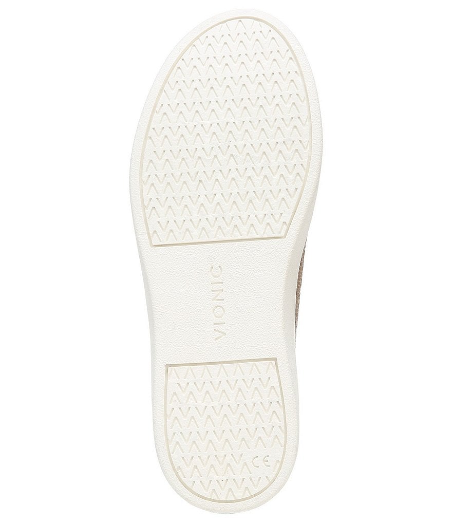 Vionic Zinah Leather Slip-On Sneakers