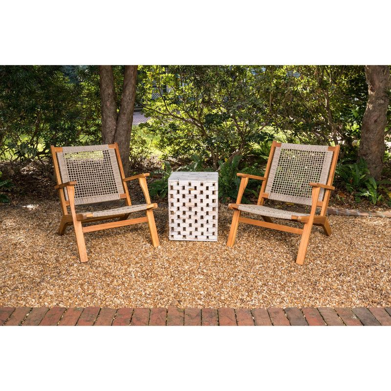 Vega Natural Stain Outdoor Patio Chair - Balkene Home