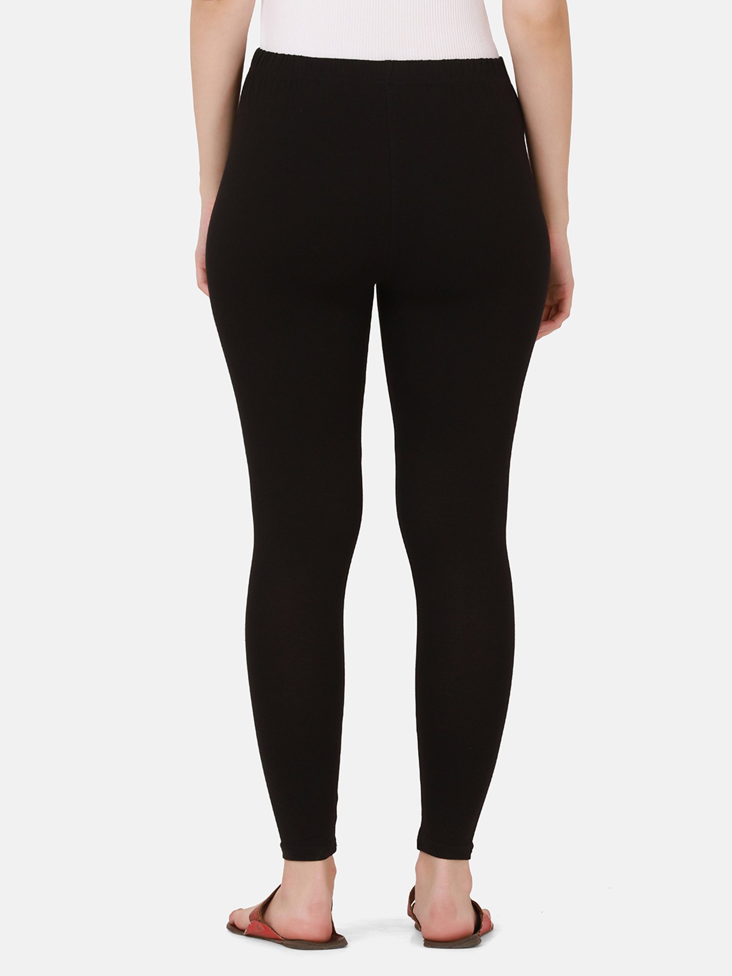 BUYNEWTREND Black & Grey Cotton Leggings - Pack Of 3