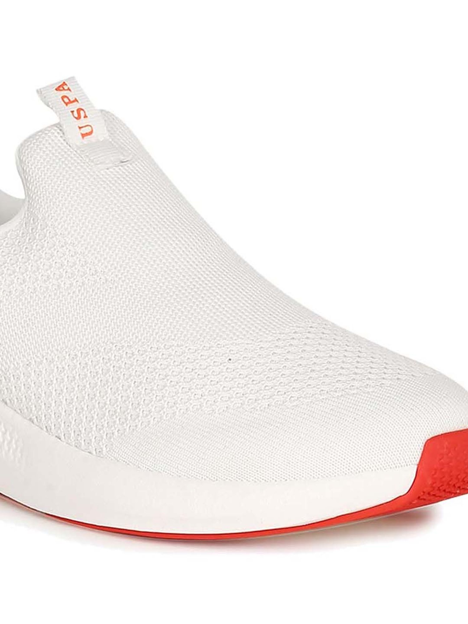 U.S. Polo Assn. Men's Off White Walking Shoes