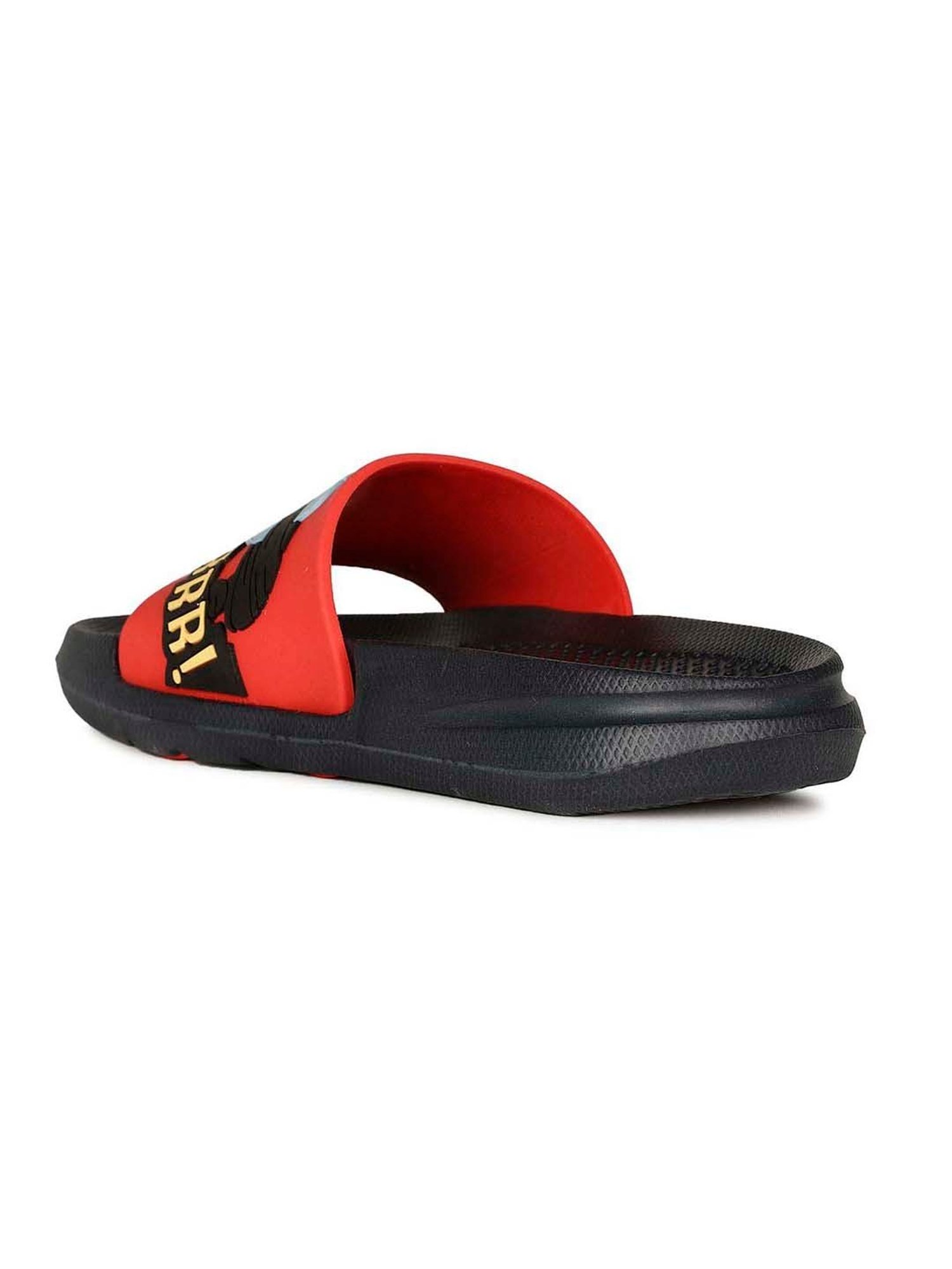 Bubblegummers by Bata Kids Red & Black Casual Slides