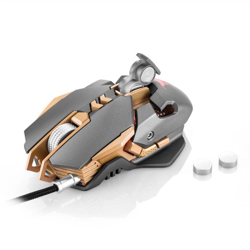 Combaterwing CW30 Wired Gaming Mouse Mice 7 Buttons 3200DPI 1000Hz Return Rate Weight Tuning Optical USB for Gamer Computer