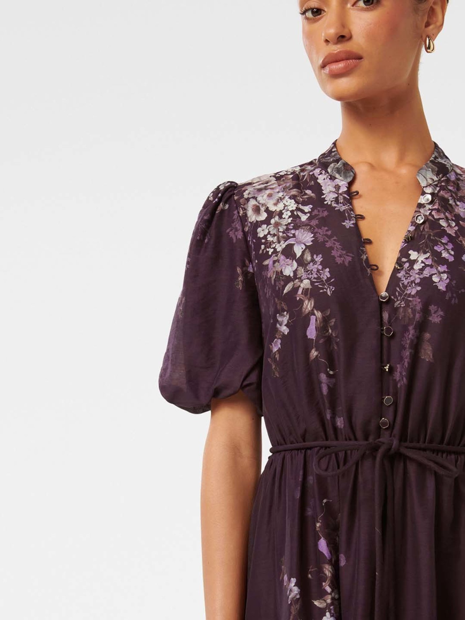 Forever New Adele Petite Printed Midi Dress