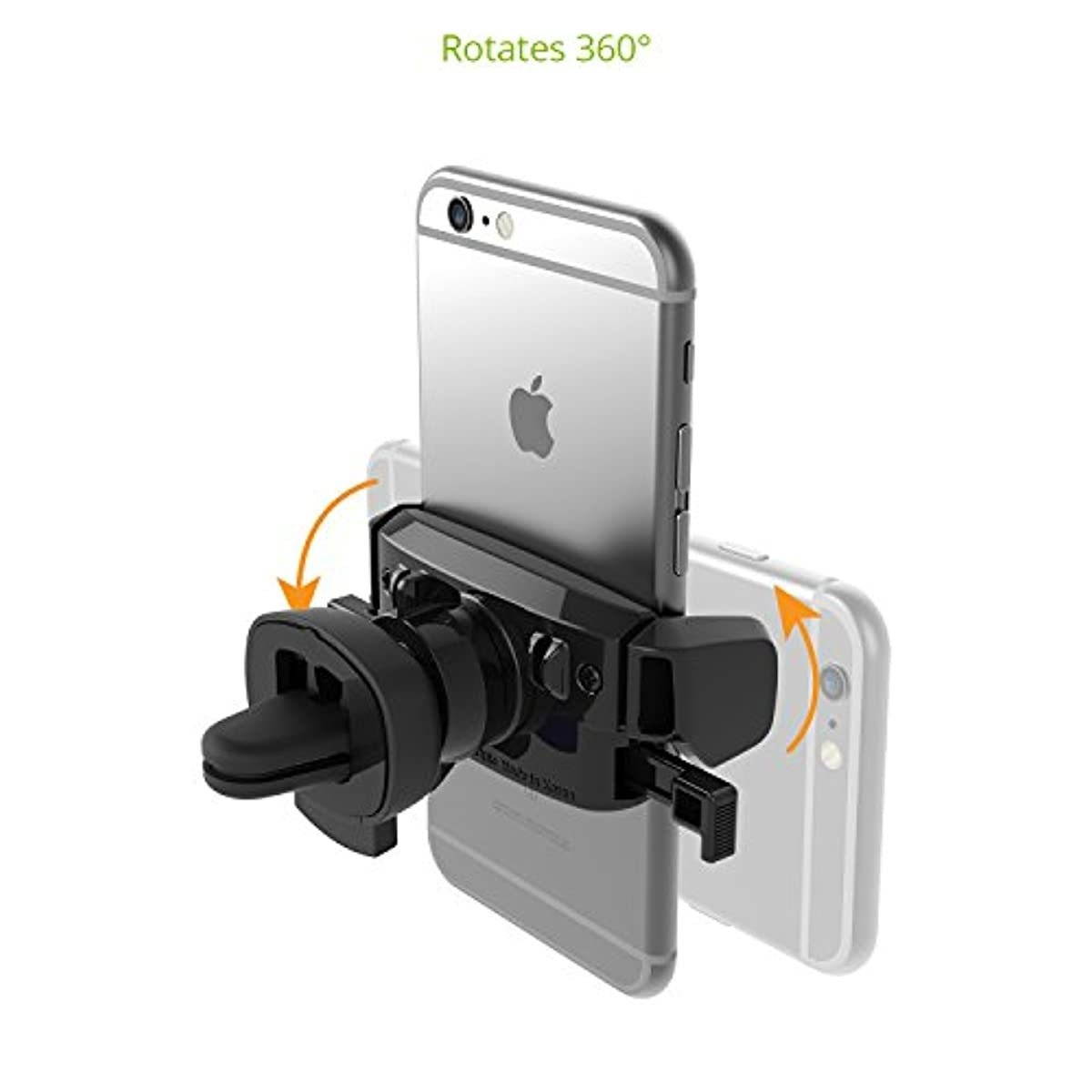 iOttie Easy One Touch Mini Air Vent Car Mount Holder Cradle for iPhone Xs Max R 8 Plus 7 Samsung Galaxy S10 E S9 S8 Plus Edge, Note 9 & Other Smartphone