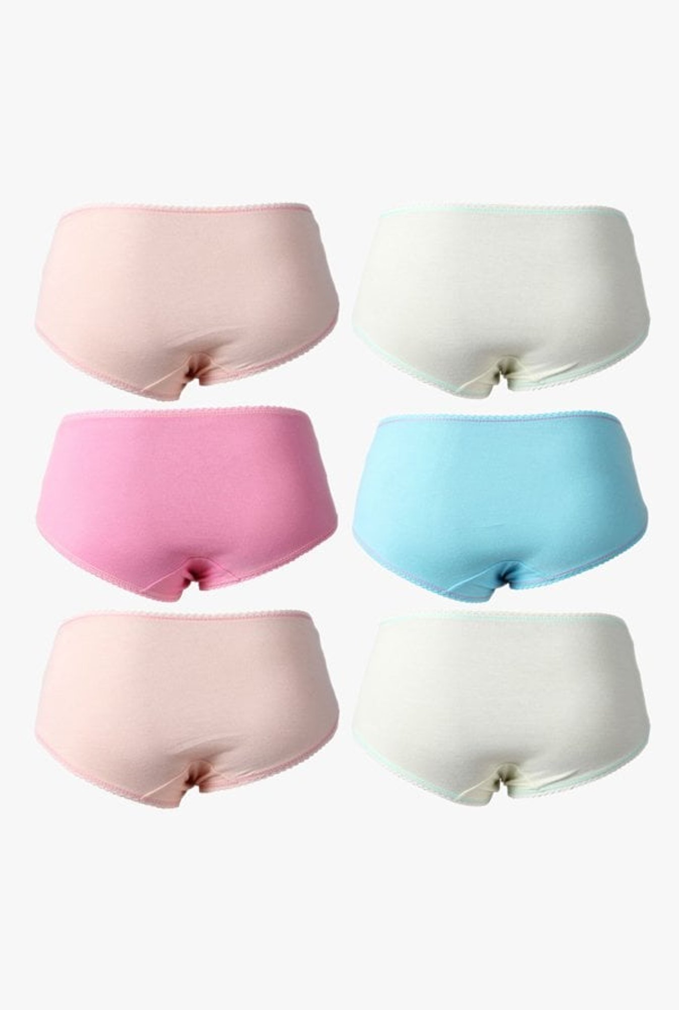 D'chica Kids Multicolor Cotton Printed Panties - Pack of 6