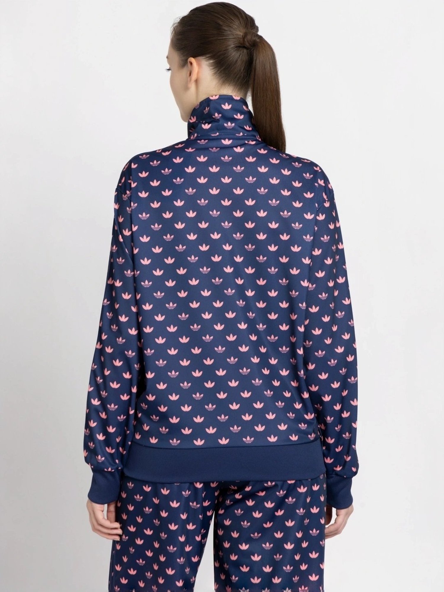 Adidas Originals Blue Printed Sports Jacket