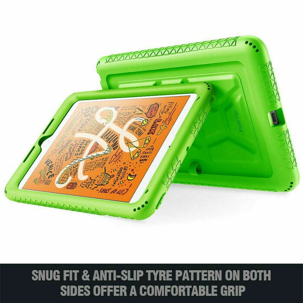 [20 Pieces] iPad Mini 5 Tablet Case [Grip&Drop Protective] Silicone Cover Green