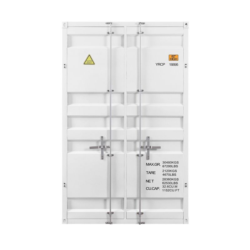 Twin/Twin Cargo Bunk Bed White - Acme Furniture