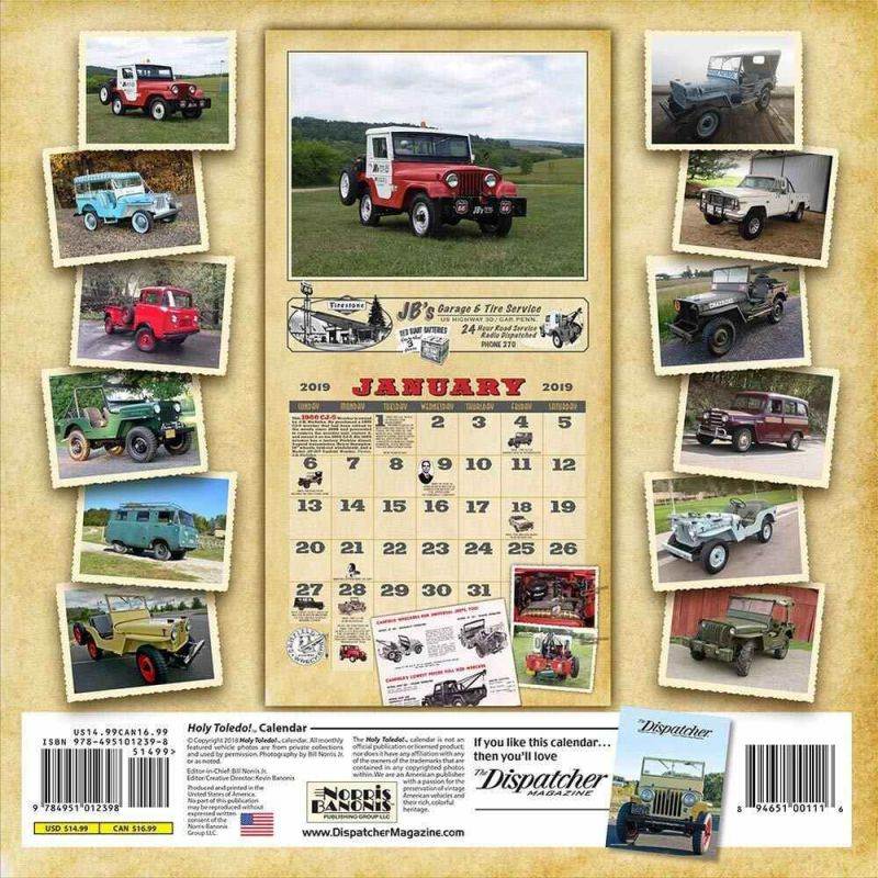 Holy Toledo Wall Calendar, Trucks & 4WD by Norris Publishing