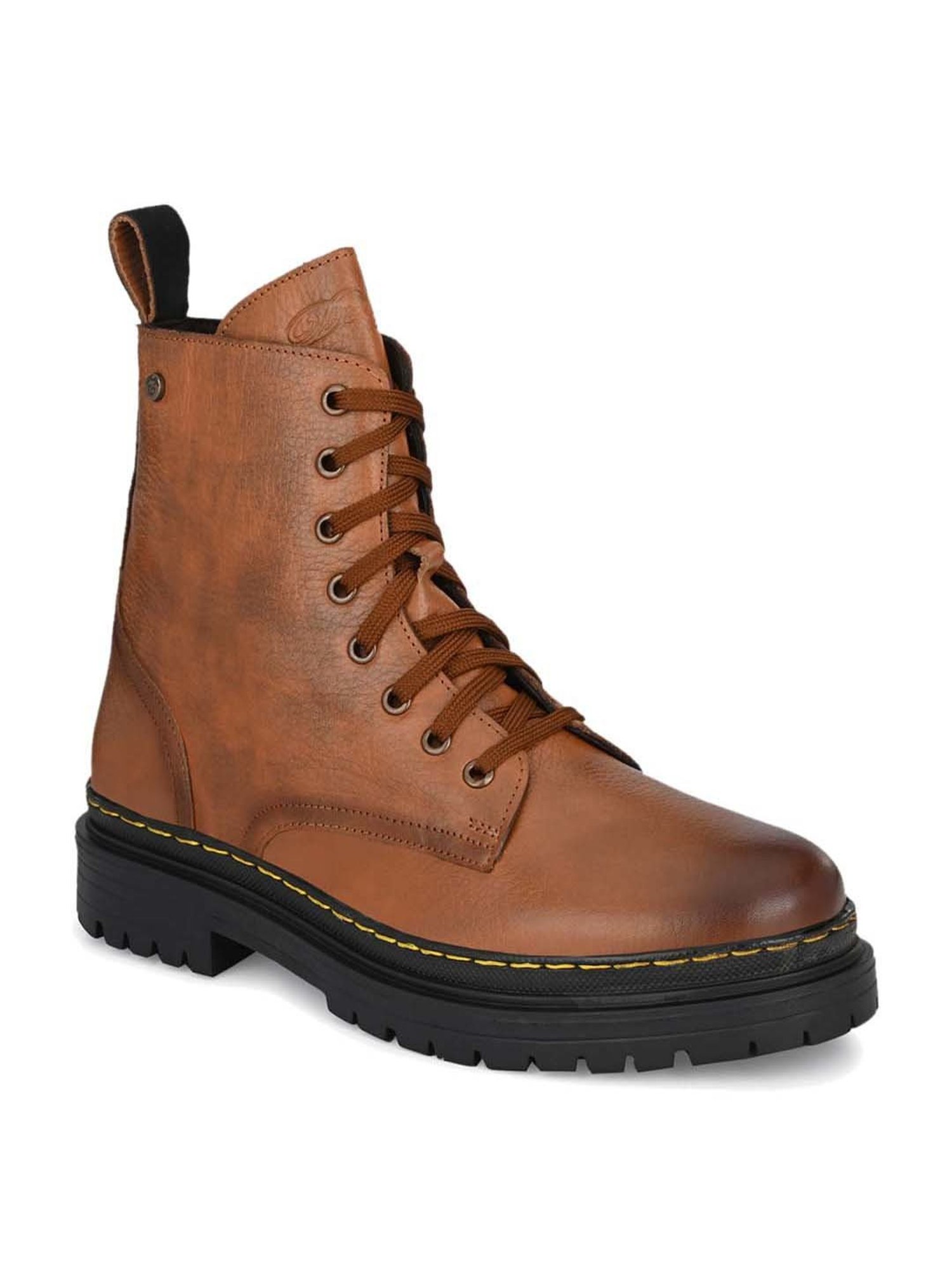 Delize Men's Tan Derby Boots