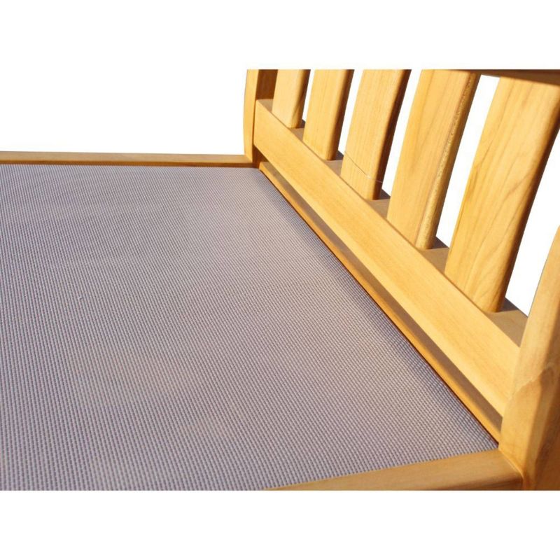 Heritage Teak 2pc Set Club Chair & Ottoman - Natural - Courtyard Casual