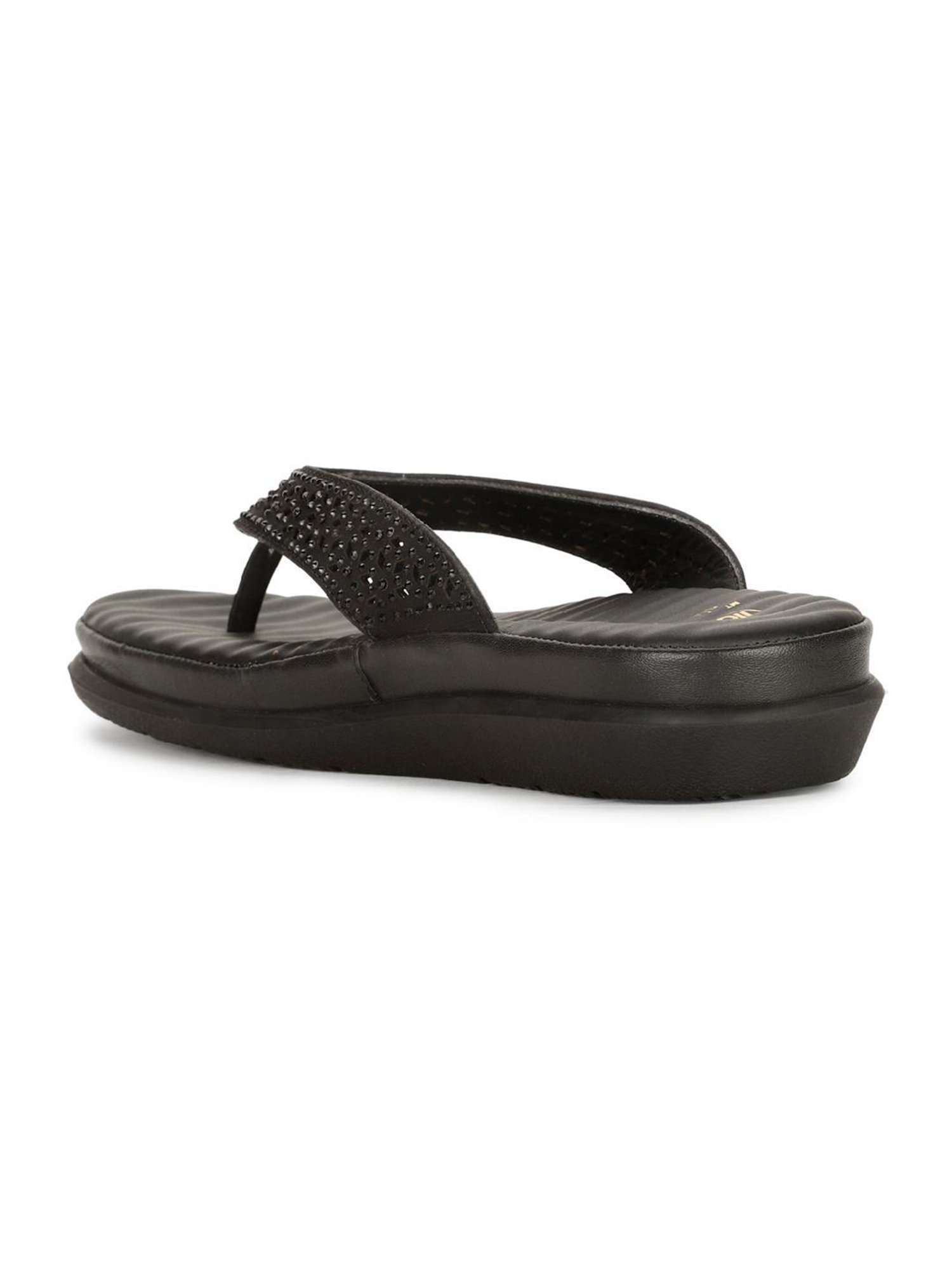 Scholl by Bata Women's Black Thong Sandals