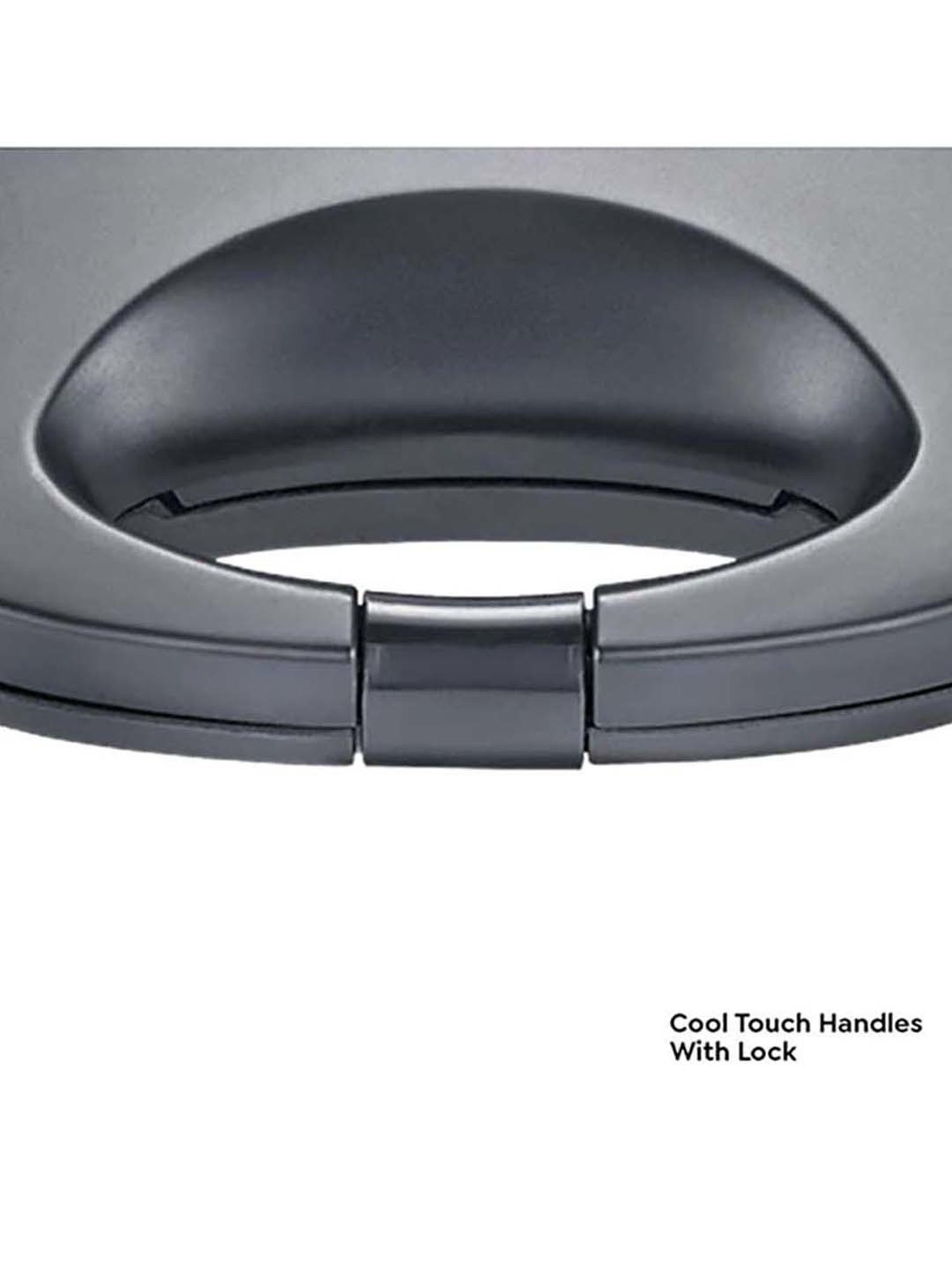 Borosil Sandwich Maker 700W Non Stick Coating (Black)