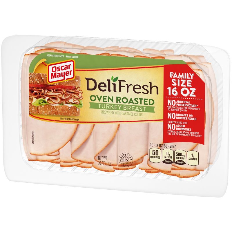 Oscar Mayer Deli Fresh Sliced Oven Roasted Turkey Breast - 16oz