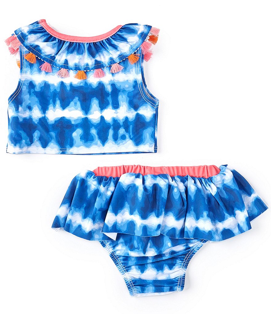 Starting Out Baby Girls 3-24 Months Ruffled Pineapple One-Piece Swimsuit
