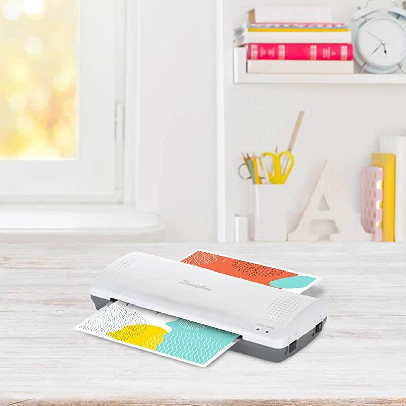 Laminator Thermal Inspire Plus Lamination Machine 9 Inches Max Width Quick WarmUp Includes Laminating Pouches WhiteGray 1701857ECR