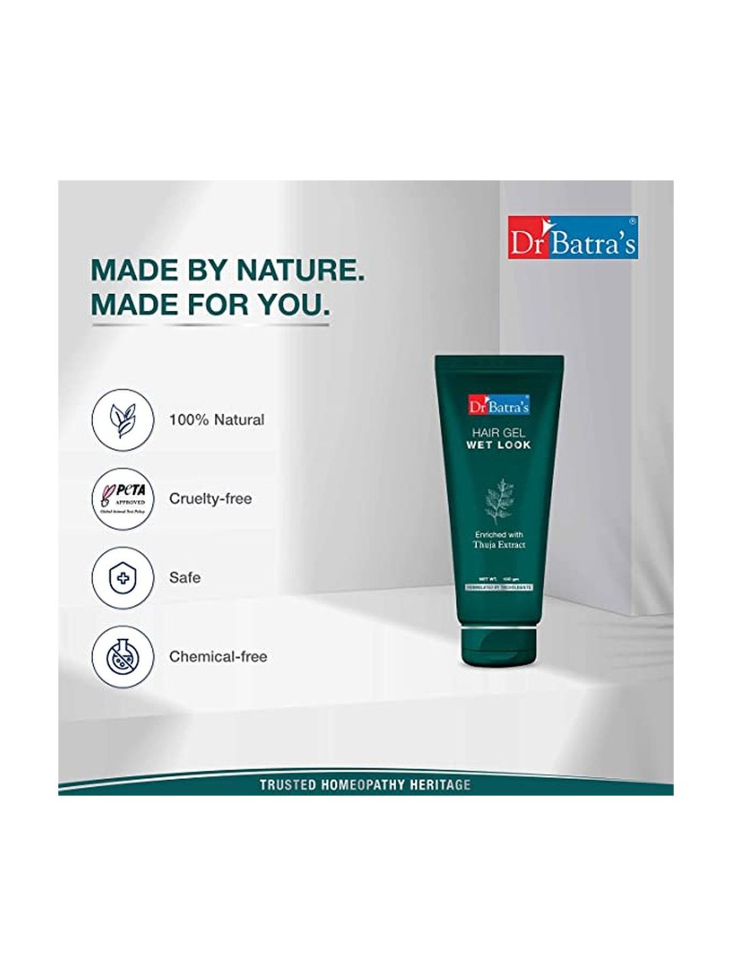 Arata Natural Hair Gel + Hair Cream Combo