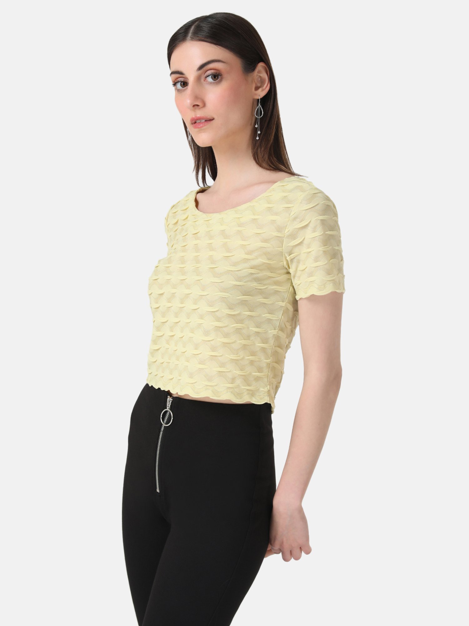 Kazo Scallop Boxy Fit Top