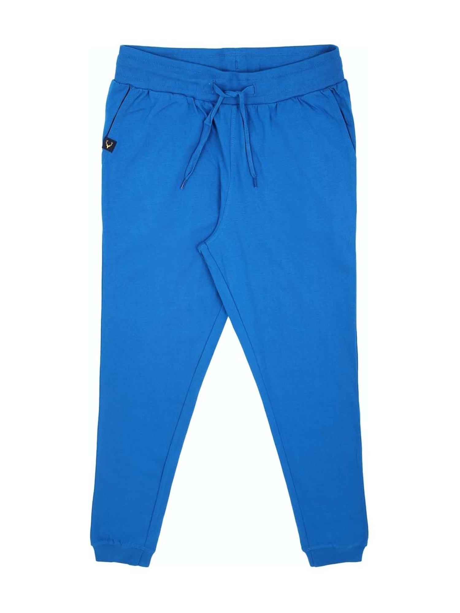 Allen Solly Junior Blue Cotton Regular Fit Joggers
