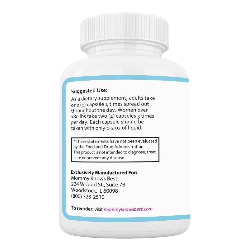 Mommy Knows Best Lactation Supplement - 120ct