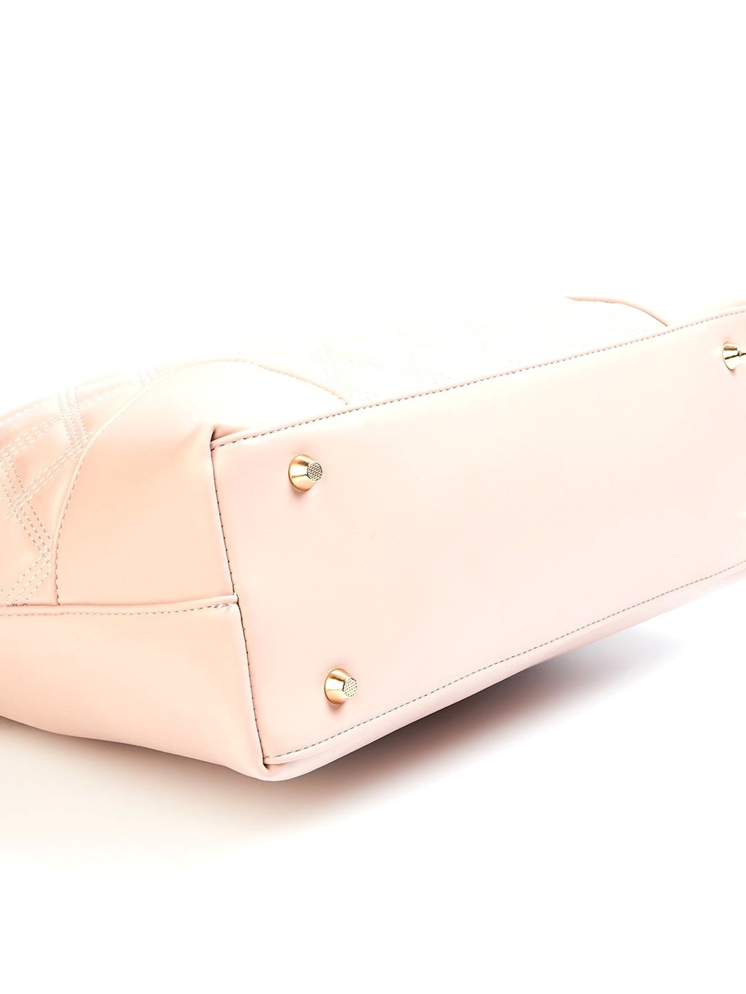 Code by Lifestyle Nude Quilted Shoulder Bag