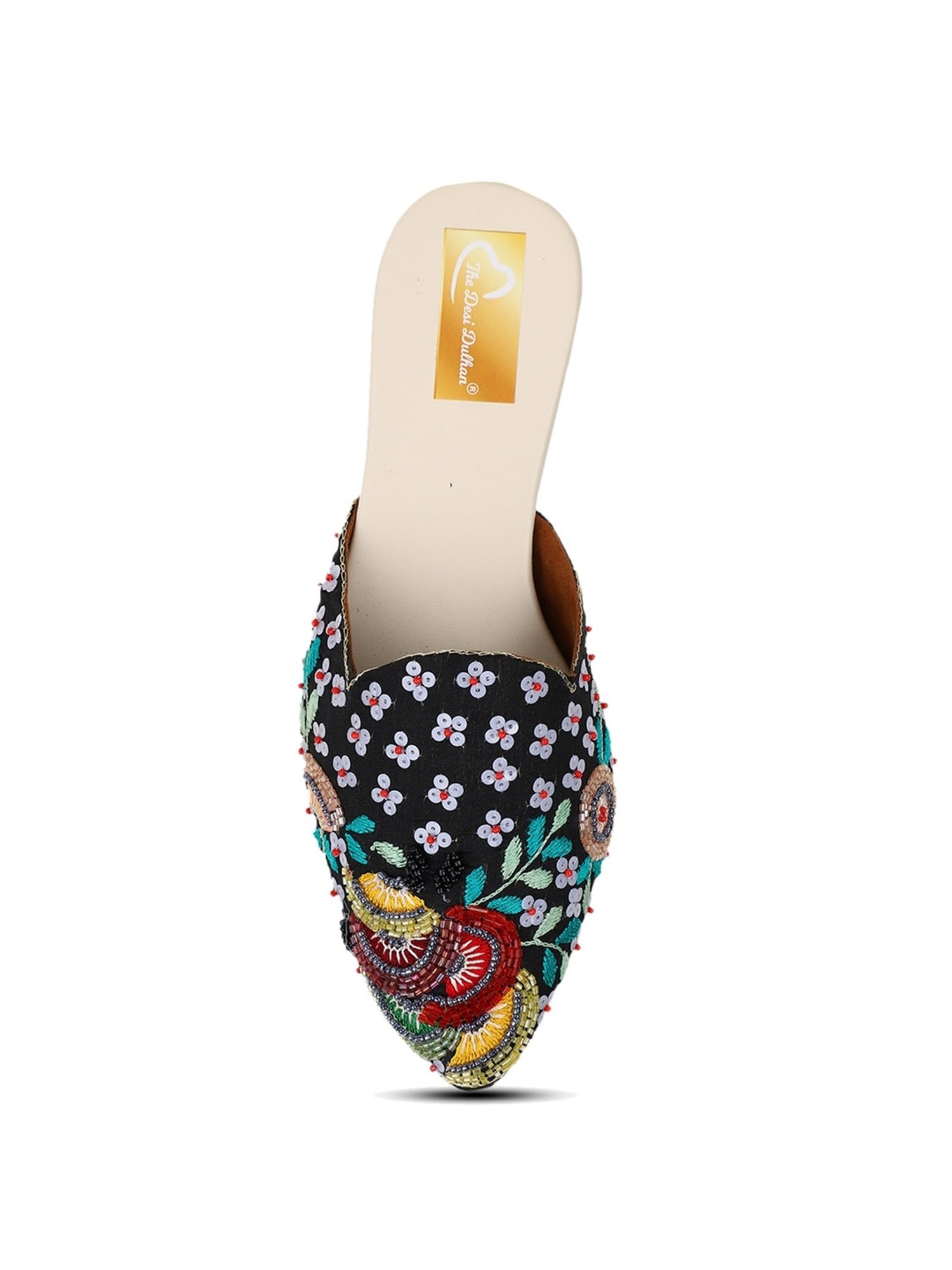 The Desi Dulhan Women's Multi Mule Shoes