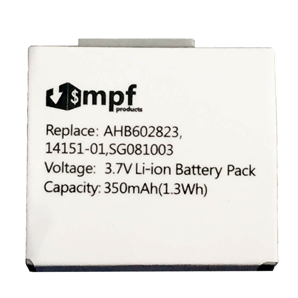 Replacement 3.7V 350mAh 2901-249 14151-01 26-02180 Battery for GN Netcom 9120 & Jabra GN9125 Wireless Headsets with Installation Tools