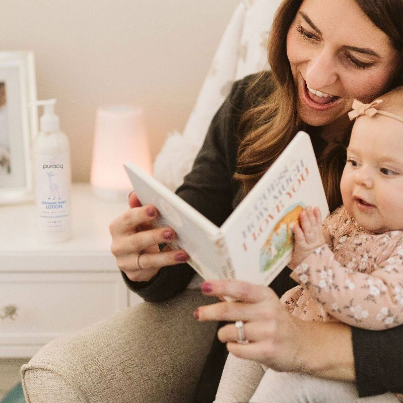 Puracy Organic Baby Lotion Natural Calming Moisturizer Lavender & Grapefruit - 12 fl oz