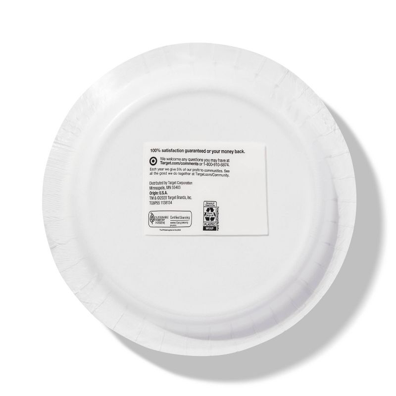 Line Plaid Paper Plates 8.5" - 55ct - up & up™