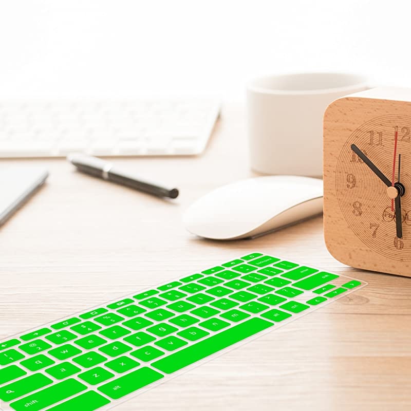 Pack]Keyboard Cover Skin compatible Acer chromebook R11 11.6 inch CB3-131 CB3-13,CB5-13T,CB3-131,Chromebook R 13 keyboard cover, CB5-31T,Chromebook 15,CB3-531 CB3-53CB5-571 C910,Rainbow+clear