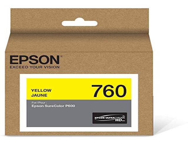 EPSON AMERICA T760420 Ultrachrome HD Photo Yellow
