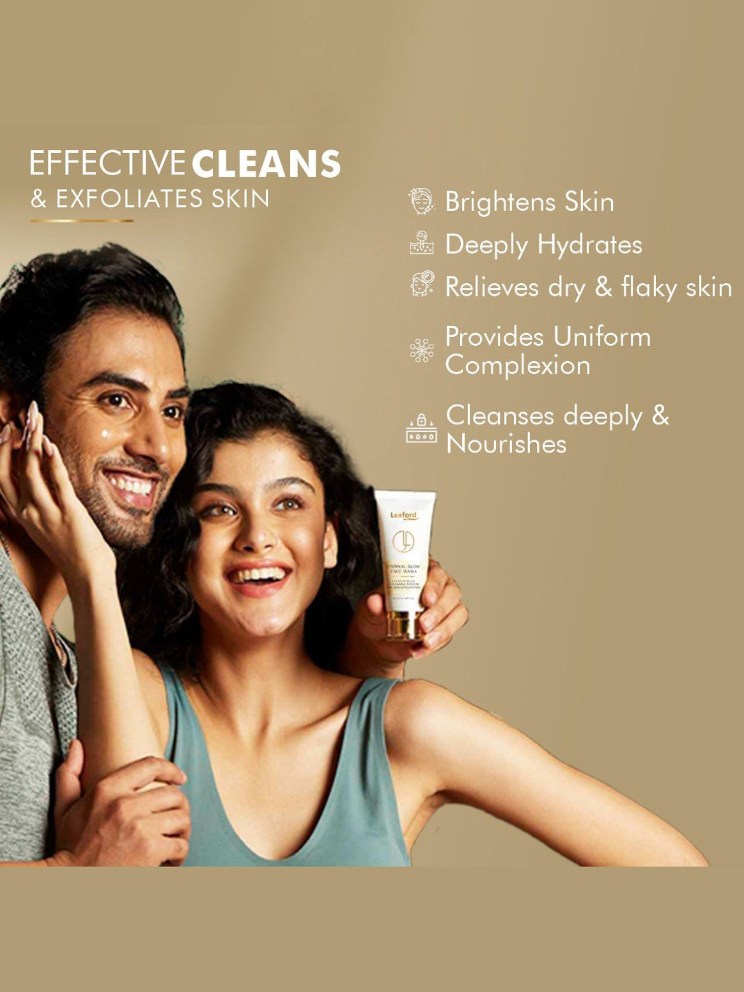 Leeford Eternal Glow Face Wash - 50 ml