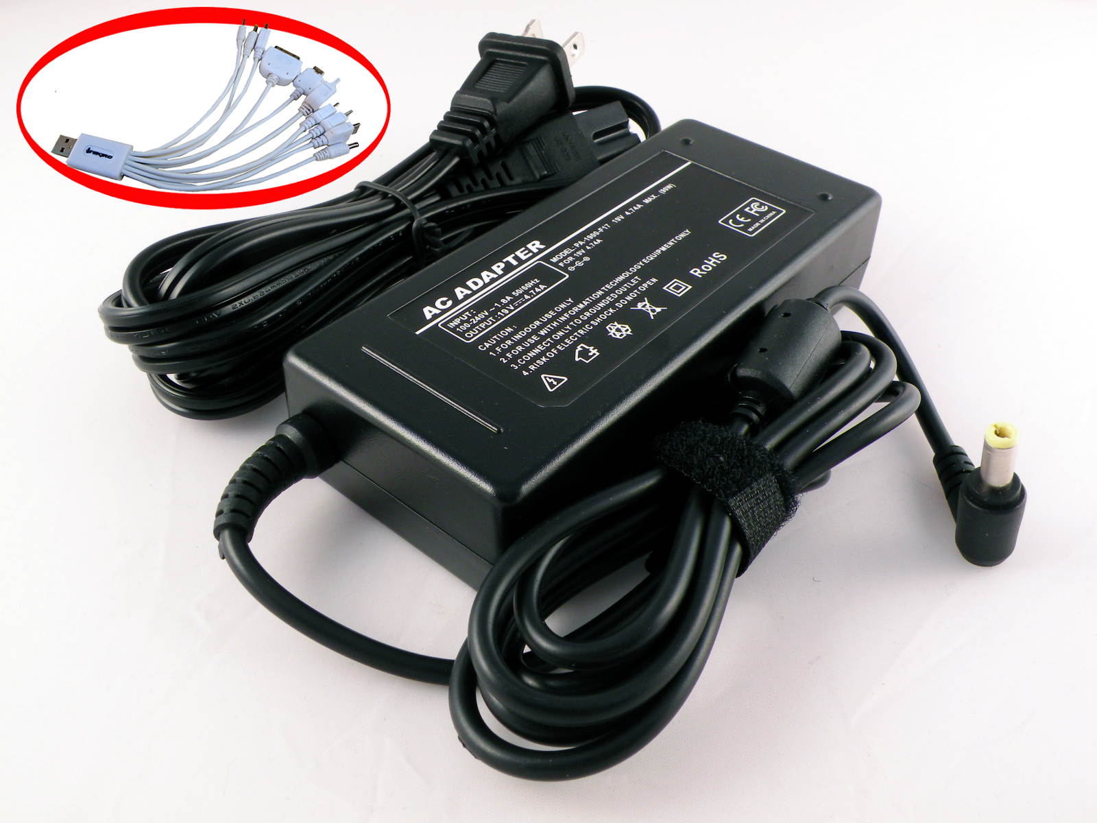 iTEKIRO AC Adapter for Toshiba Satellite S55-A5335 S55-A5339 S55-A5356 S55-A5358 S55-A5359 S55-A5364 S55-A5376 S55D S55D-A5366 S55D-A5383 S55t S55t-A5334 S55t-A5337 S55t-A5360 S55t-A5379 S55t-A5389