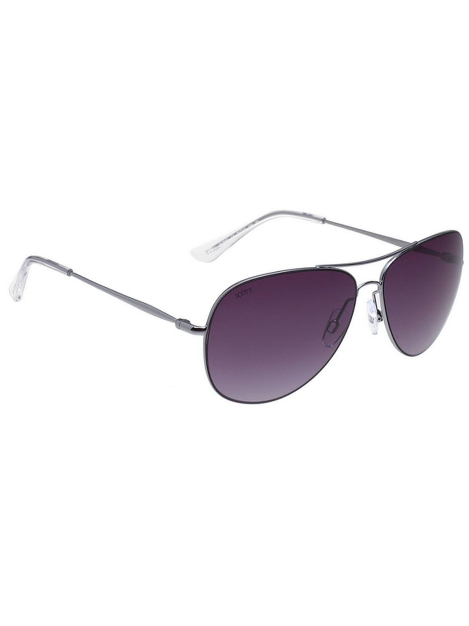 SCOTT Grey Aviator UV Protection Unisex Sunglasses