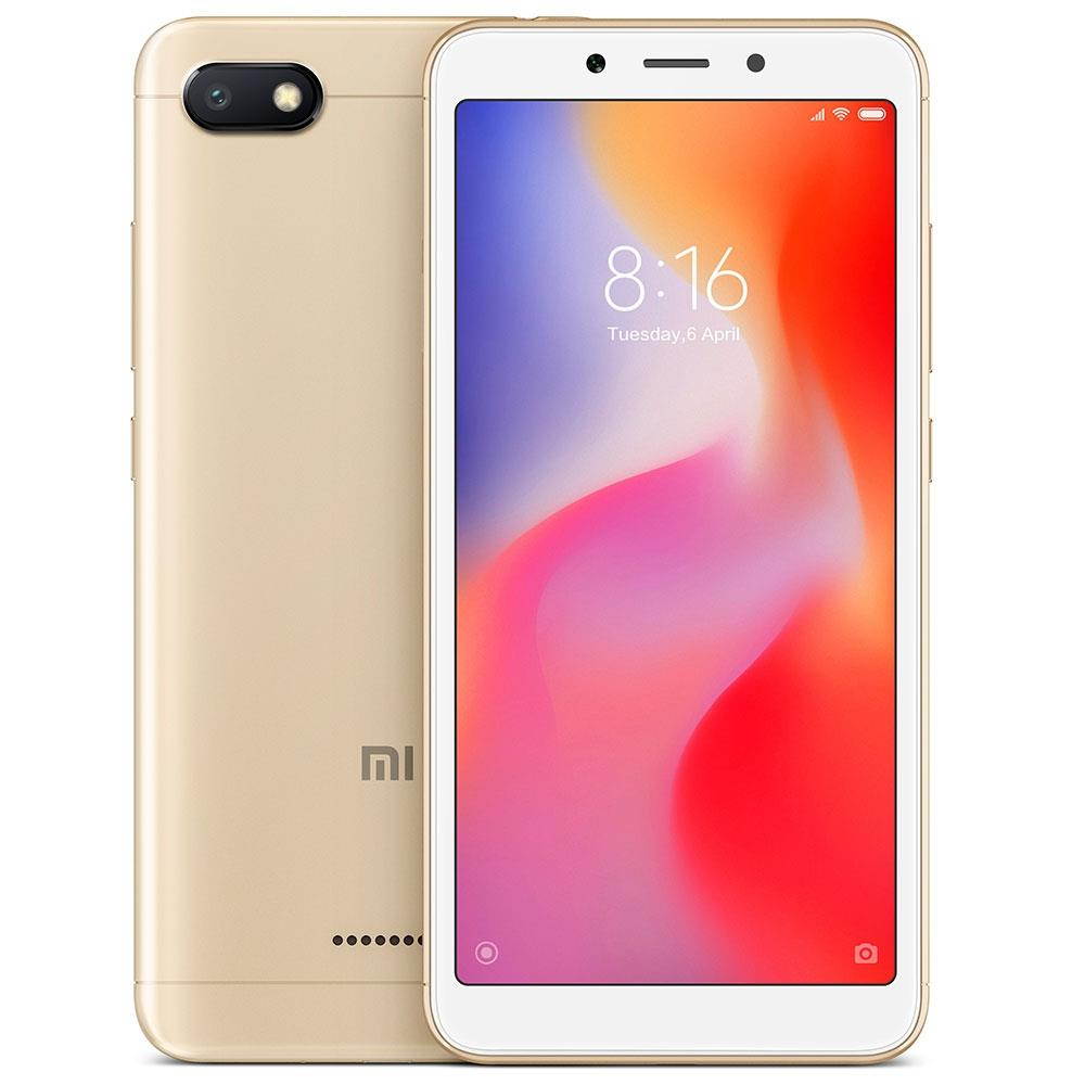 Xiaomi Redmi 6A 4G Smartphone 5.45 inch MIUI 9.0 ( Android 8.1 ) MTK6762M Quad Core 2.0GHz 2GB RAM 16GB ROM 13.0MP Rear Camera 3000mAh