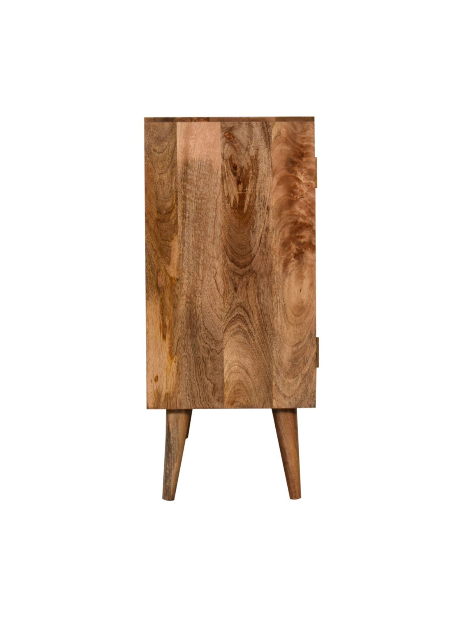 Artisan Furniture Close-knit Leaf Brown Wood Cabinet