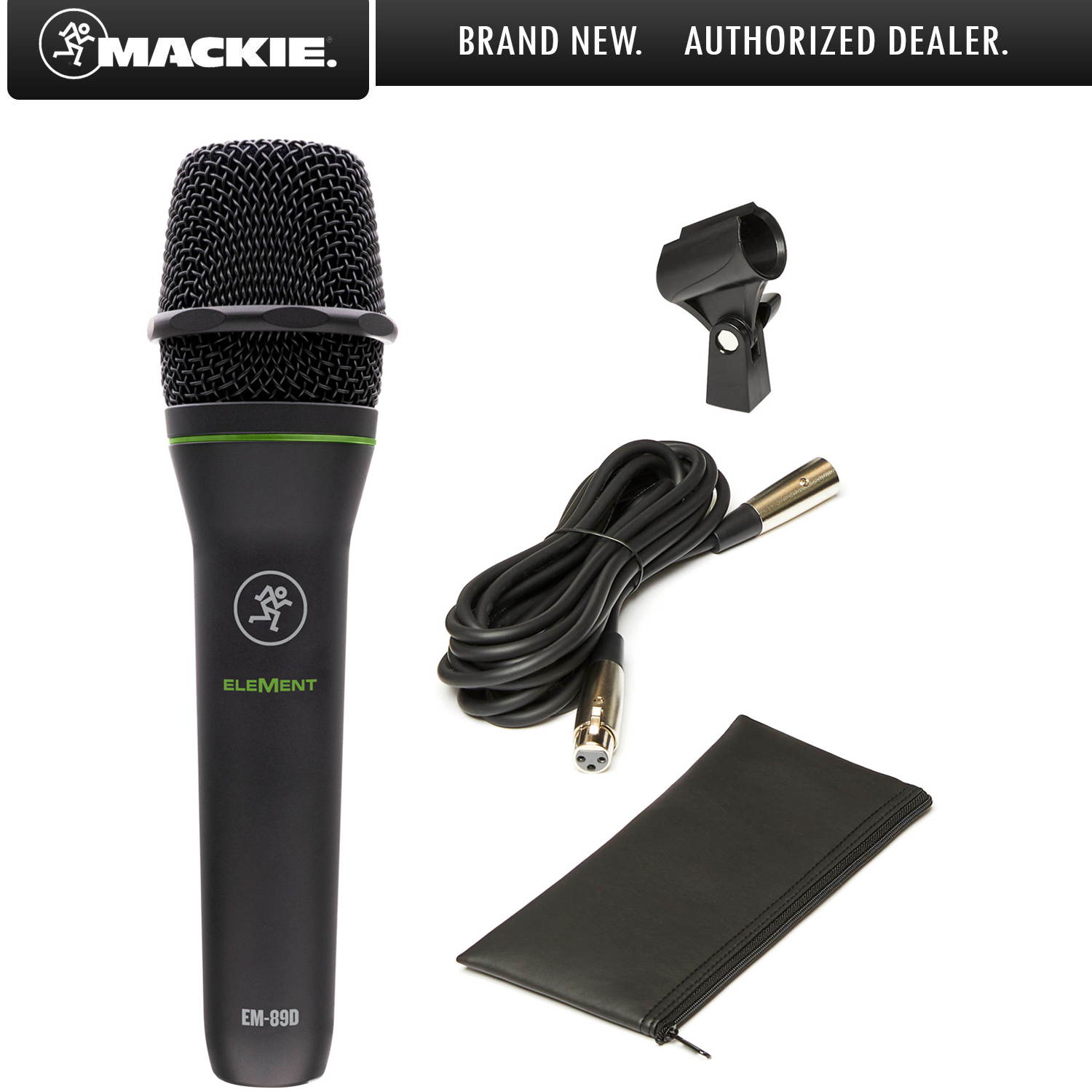 Mackie EleMent Series EM-89D Dynamic Vocal Microphone