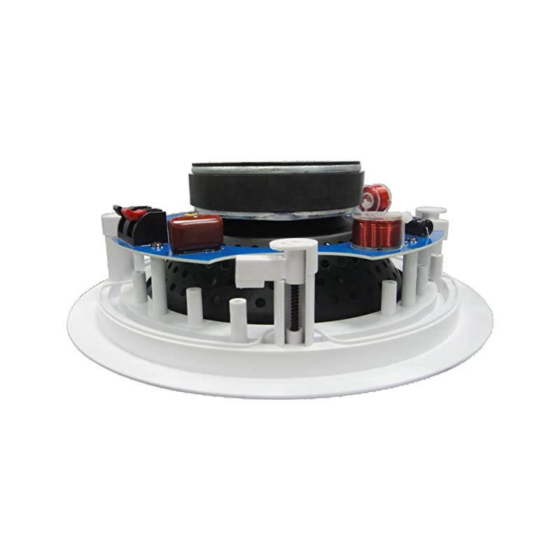 Silver Ticket inWall inCeiling Speaker with Pivoting Tweeter 8 Inch inCeiling