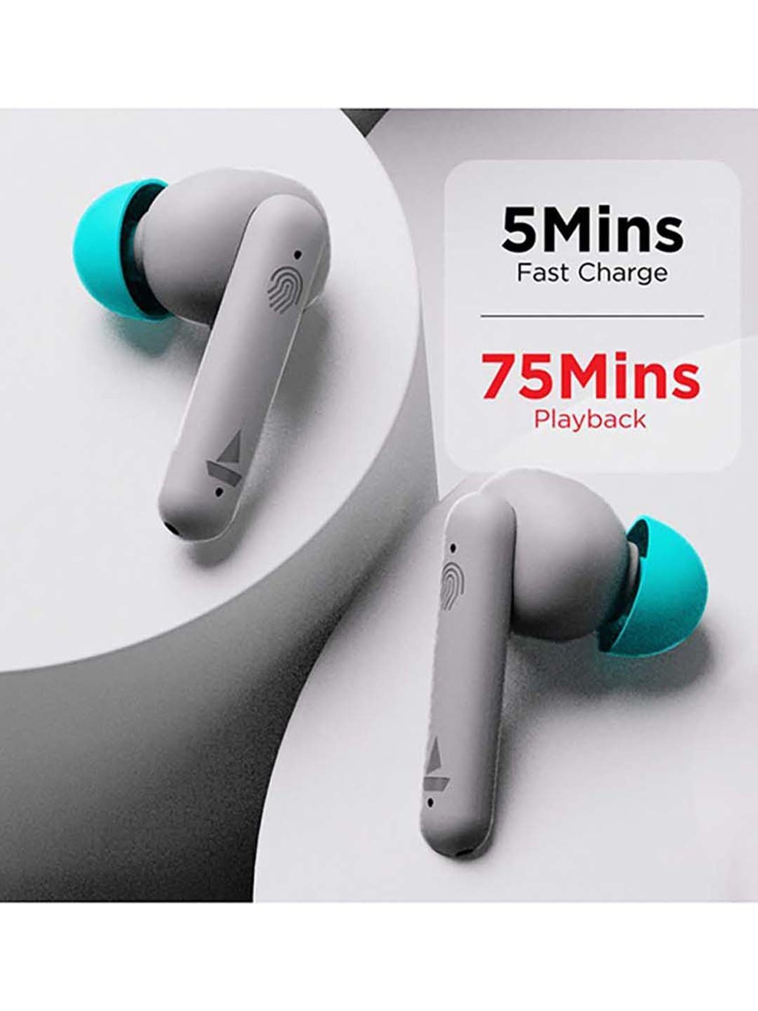 boAt Airdopes 148 IPX4 True Wireless Earphones with ASAP Charge Technology (Cyan Cider)