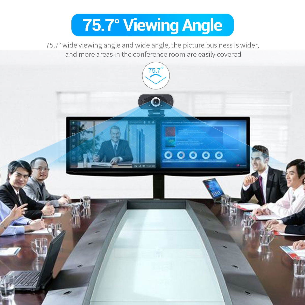 1080P 1920*1080 30FPS Sensor Multifunctional Conference Live Webcam Built-in Microphone for Laptop Desktop