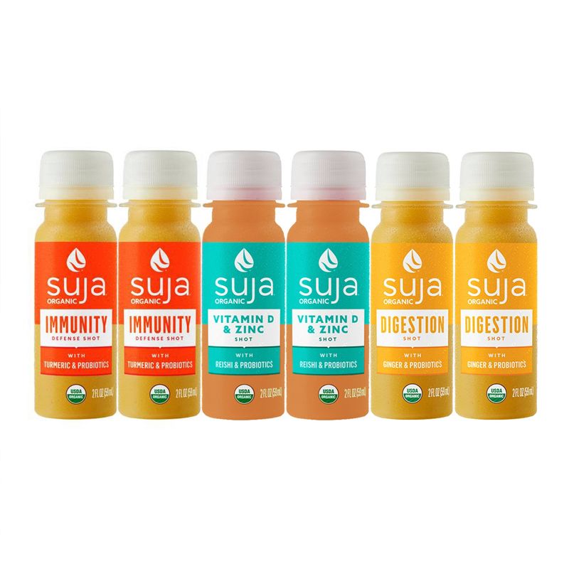 Suja Immunity & Digestion Shots Variety Pack - 2 fl oz/30pk