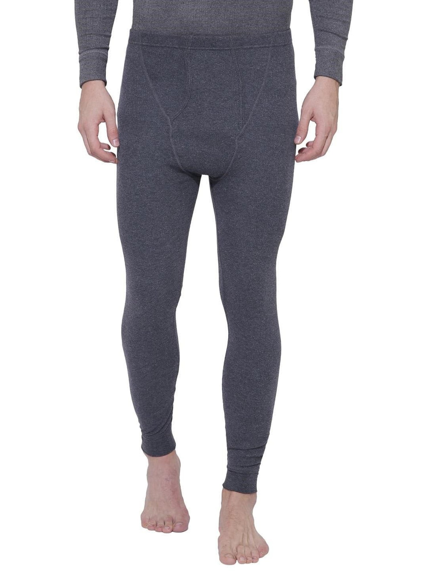 Bodycare Anthra Melange Regular Fit Thermal Bottoms