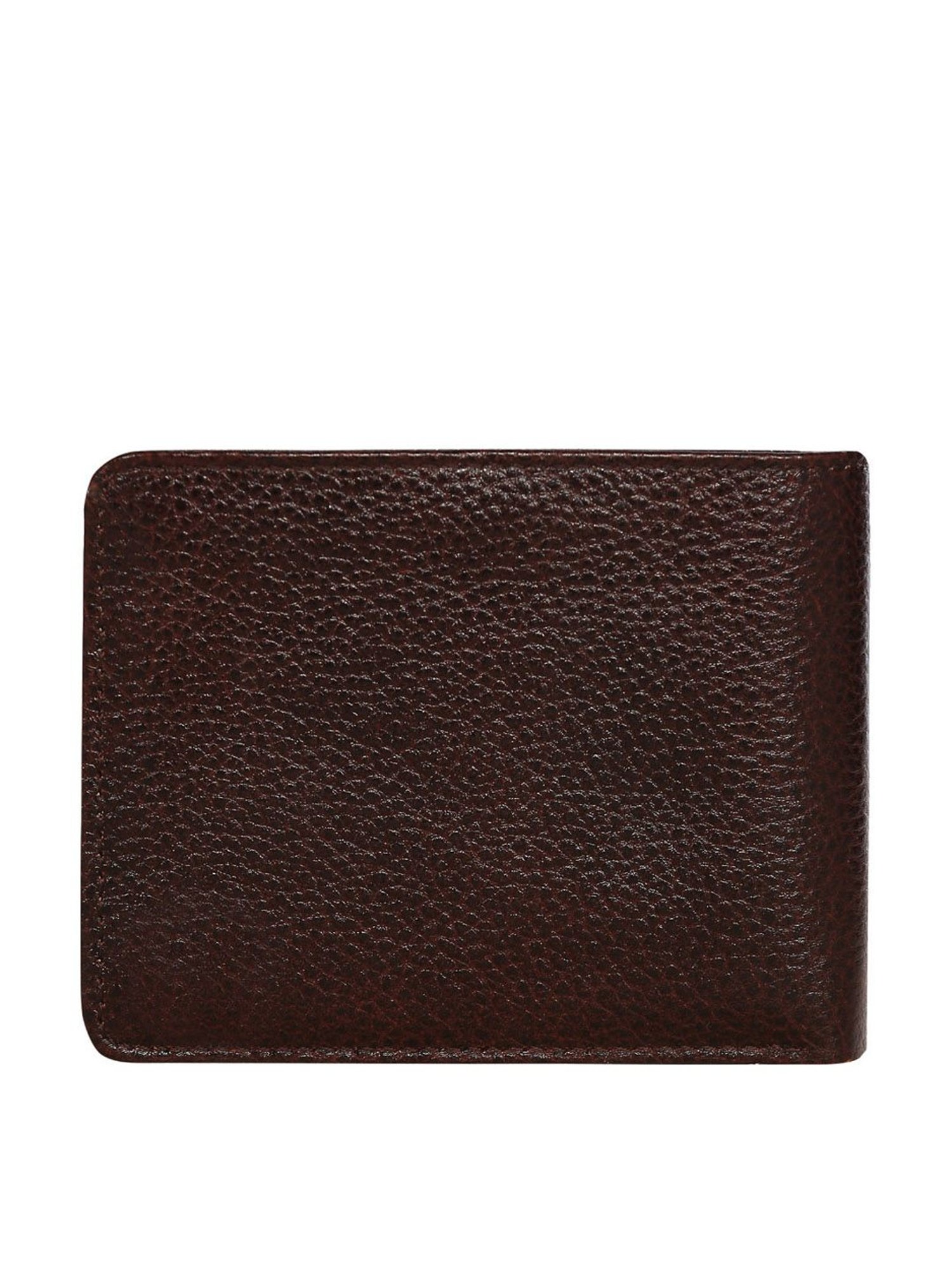 SCHARF Dark Brown Leather Reversible Belt With Wallet for Men