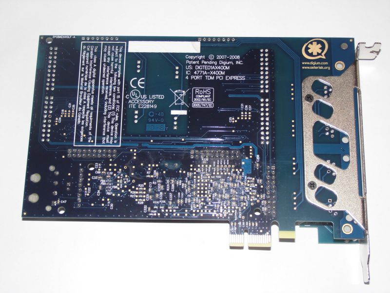 Analog Asterisk card AEX800 8 fxs (S400m * 2) ports pic-E Interface Support Asterisk Trixbox hardware Echo Cancellation module