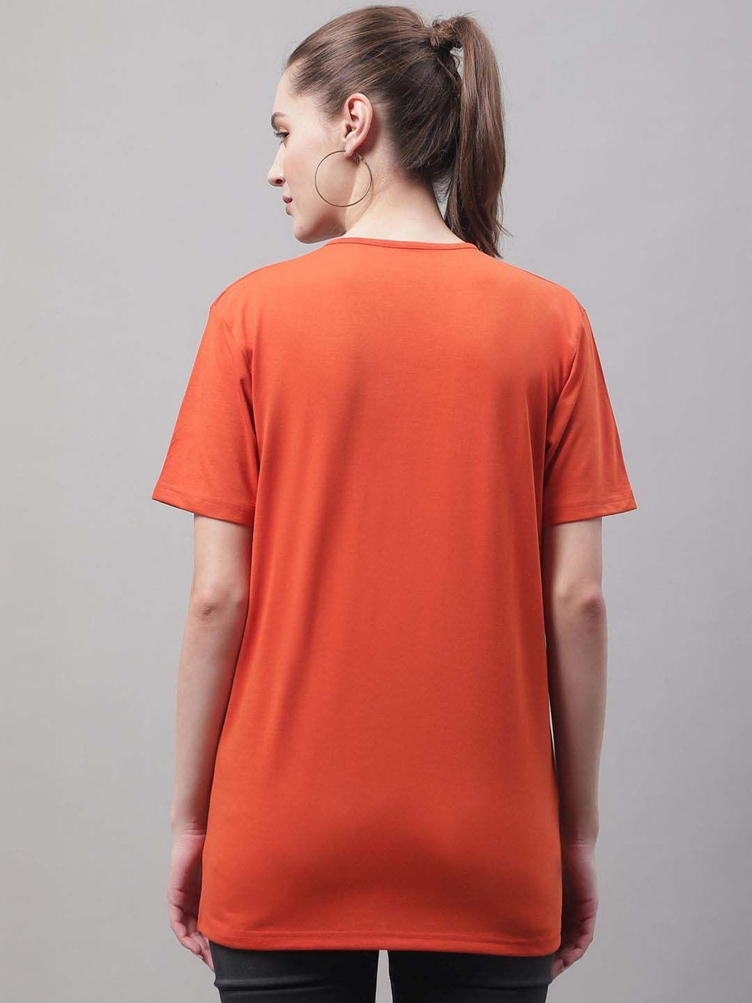 Vimal Jonney Yellow & Orange Cotton Sports T-Shirt - Pack Of 3