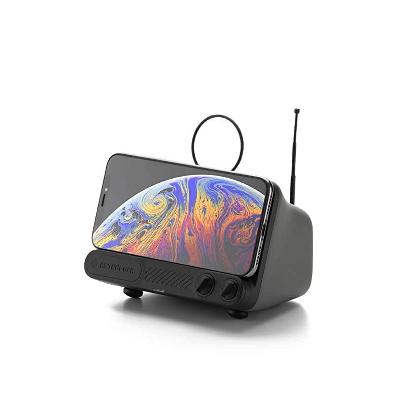 Q, [Qi Certified] 10W Fast Charge Wireless Charging Dock-Fast Wireless Charger for iPhone Xs, XS Max, XR, X, 8, 8 Plus, 11, 11 pro, SE 2020 (Compatible w/Samsung, LG, Sony, More) Carmine Red