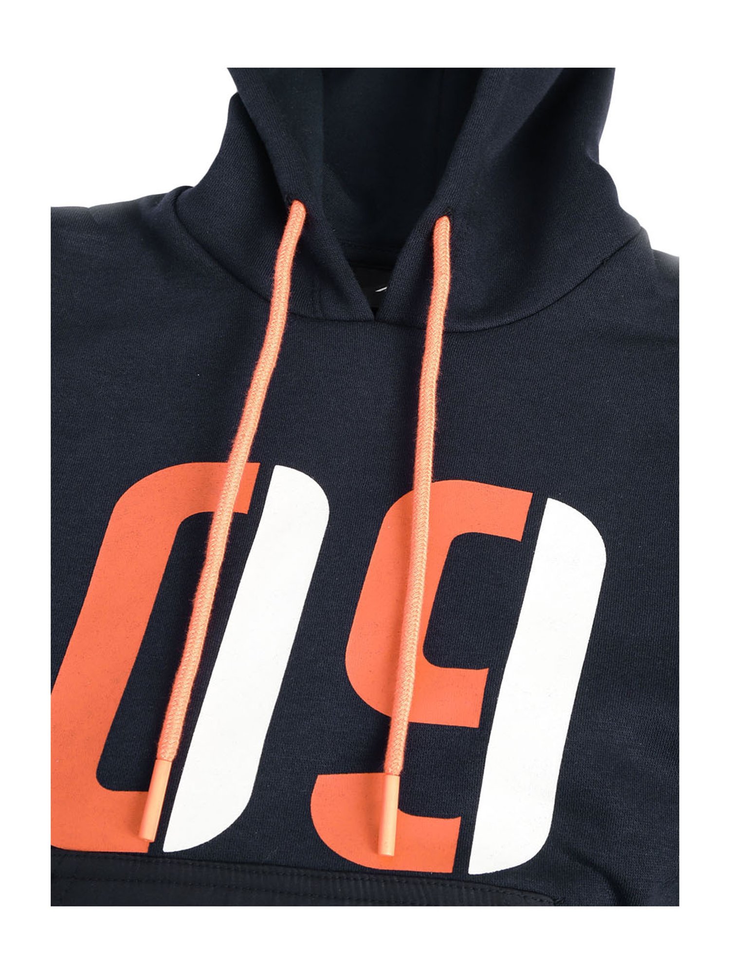 Alcis Kids Navy Cotton Printed Hoodie