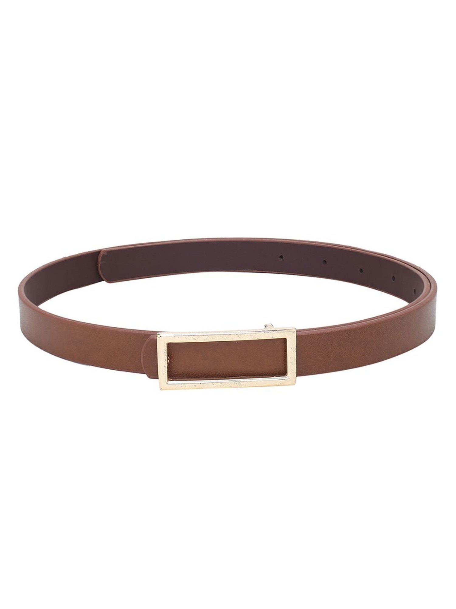 Antony Morato Black Leather Solid Waist Belt