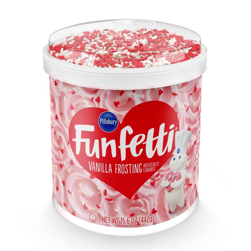 Pillsbury Valentine's Funfetti Frosting - 15.6oz